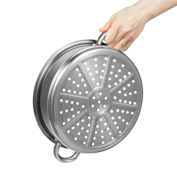 5-Tier Stainless Steel Steamer Set 26cm Steam Cooker Cooking Pots