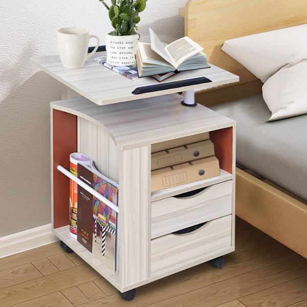 Portable Removable Nightstand Sofa Coffee Side Desk Laptop Holder Adjustable Height Computer Table