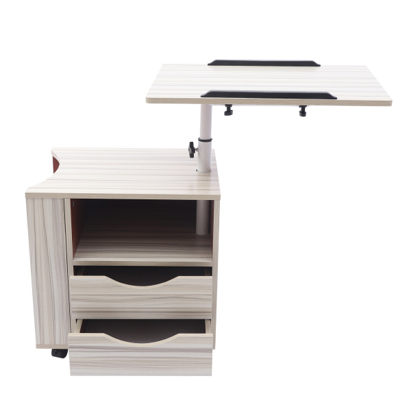 Portable Removable Nightstand Sofa Coffee Side Desk Laptop Holder Adjustable Height Computer Table