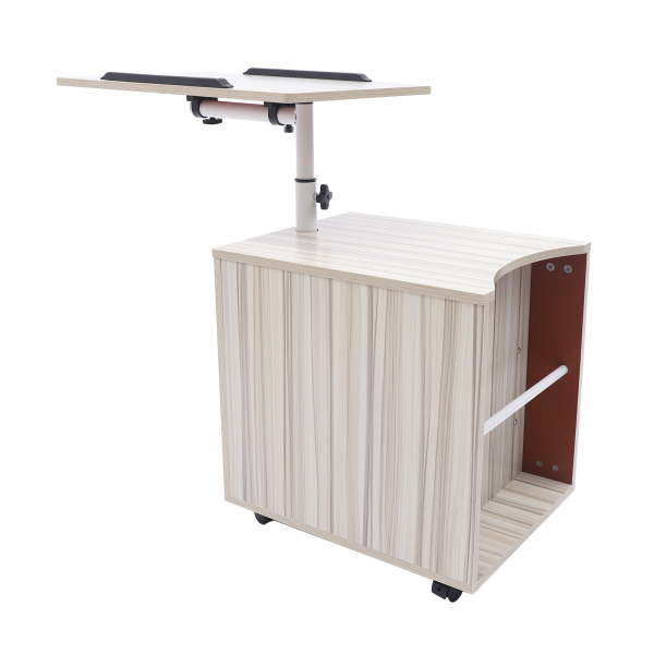 Portable Removable Nightstand Sofa Coffee Side Desk Laptop Holder Adjustable Height Computer Table
