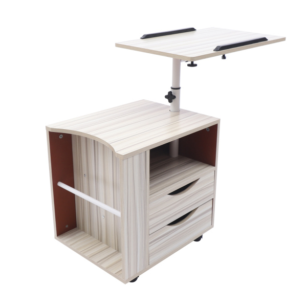 Portable Removable Nightstand Sofa Coffee Side Desk Laptop Holder Adjustable Height Computer Table