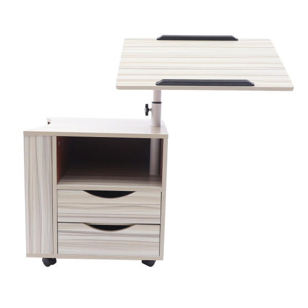 Portable Removable Nightstand Sofa Coffee Side Desk Laptop Holder Adjustable Height Computer Table