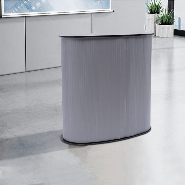 Exhibition Stand Portable Trade Show Table Counter Podium Counter Case Office Reception Desk Office Use 40 * 90 * 90cm