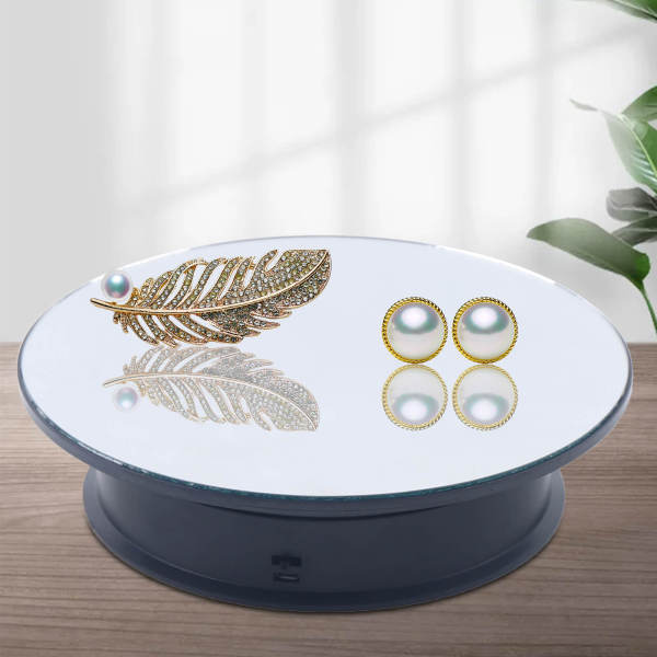 Rotating Display Stand, 360 Degree Rotating Display Stand, Display Stand for Photography Products Shows, Jewelry, Watch