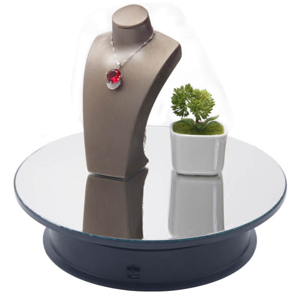 Rotating Display Stand, 360 Degree Rotating Display Stand, Display Stand for Photography Products Shows, Jewelry, Watch