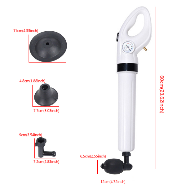 Air Toliet Plunger for Unclogging Toilets, Drains, Sinks, Toilet Plumbing Device, Toilet Plunge Blaster