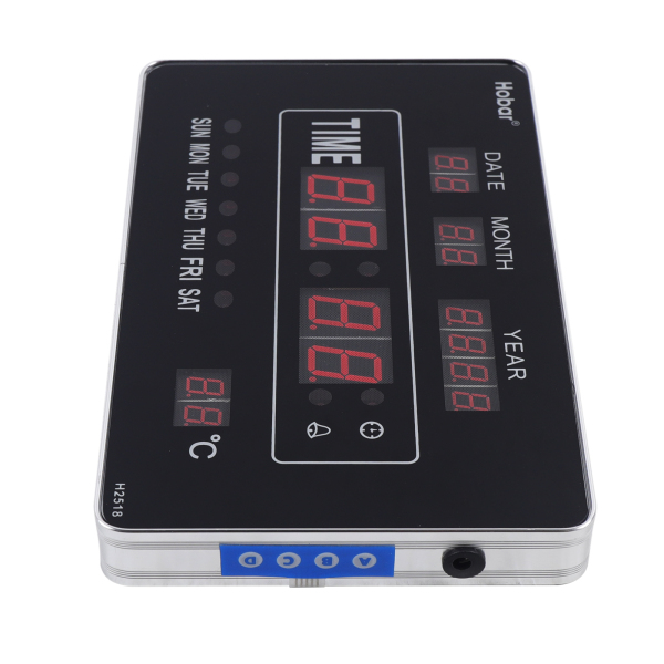 CNCEST Perpetual Calendar Electronic Clock,  LED Digital Wall Clock, Desktop Multifunctional Calendar Electronic Clock
