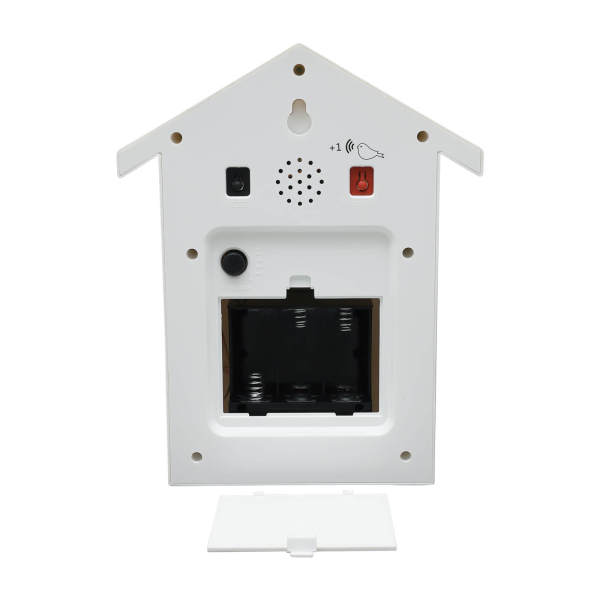 White Cuckoo Clock, Hanging Watch ,Cuckoo Quartz Wall Clock, Modern Bird for Home, Living Room