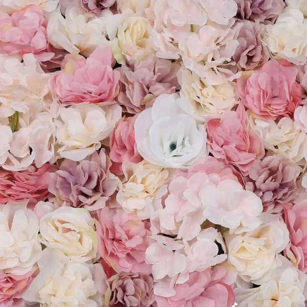 12PCS Flower Panels Wall Decorative Artificial Flowers Romantic Wedding Party Photo Background 60x40cm Wedding Decoration Valentine's Day