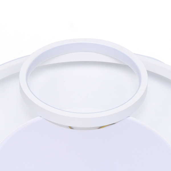 48cm Modern LED Acrylic Ceiling Lamp - Round Dimmable