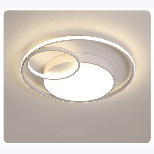 48cm Modern LED Acrylic Ceiling Lamp - Round Dimmable