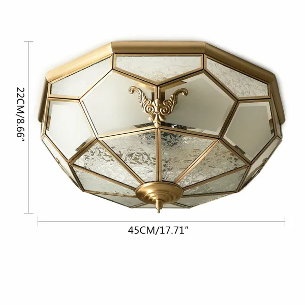 Elegant Chandeliers E27 Ceiling Lights Pendants Lamp with Glass lampshade Home Lighting Fixture