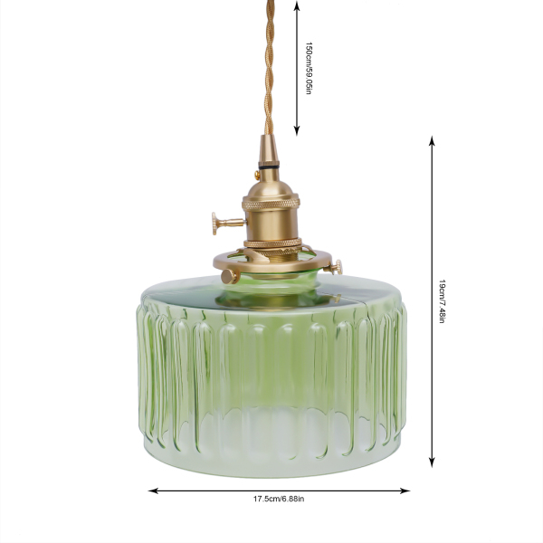 CNCEST Pendant Light, Hanging Ceiling Light, Height-adjustable Pendant Light