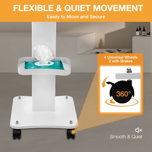High - Quality Beauty Trolley with Premium Materials, High Load - bearing, 360° Quiet - running Wheels