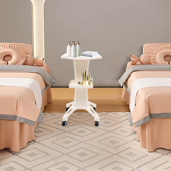 Salon Spa Work Trolley Cosmetic Trolley Beauty Trolley Salon Rolling Shelf Salon Trolley Beauty Salon with Storage Compartment