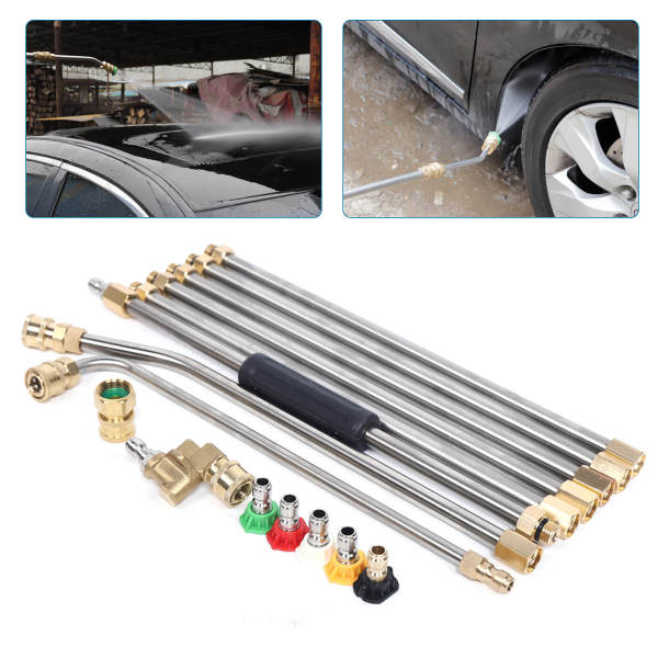 High Pressure Washer Extension Spray Attachment for Lance Wand Extension Parts With Nozzles