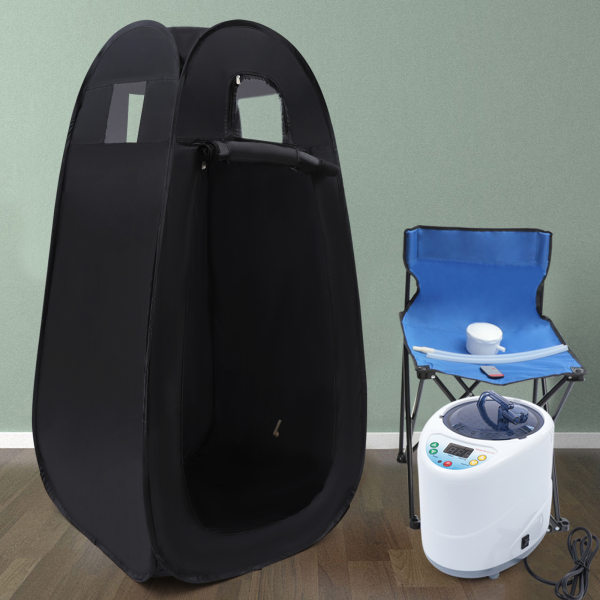 Portable Home Sauna Tent Sauna Steamer Home Sauna Tent 2 Litre 1000W Sauna Kit with Remote Control