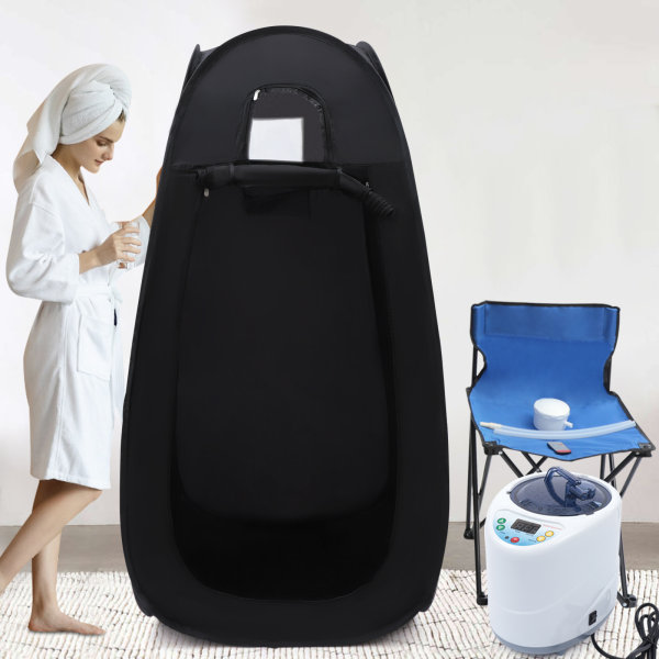 Portable Home Sauna Tent Sauna Steamer Home Sauna Tent 2 Litre 1000W Sauna Kit with Remote Control