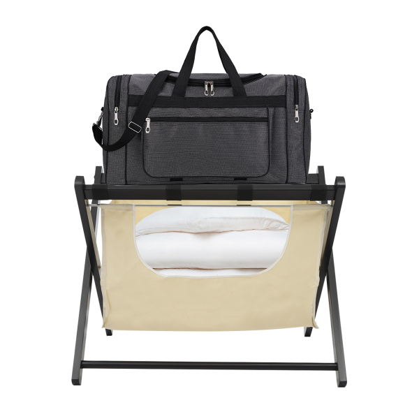 Folding Luggage Rack, Foldable Luggage Stand, Luggage Holder for Guest Rooms, Bedrooms, Living Rooms, or Hotel Rooms