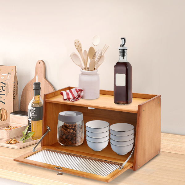 CNCEST Cabinet with Door, Mini Kitchen Cabinet, Storage Cabinet
