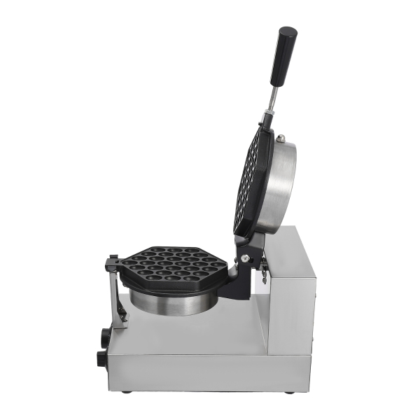 Commercial Bubble Waffle Maker, 1300W, Hexagonal Egg Bubble Puff Iron, 122-572℉/50-300℃ Adjustable Stainless Steel Baker