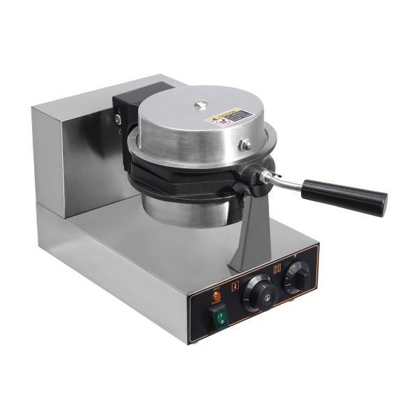 Commercial Bubble Waffle Maker, 1300W, Hexagonal Egg Bubble Puff Iron, 122-572℉/50-300℃ Adjustable Stainless Steel Baker