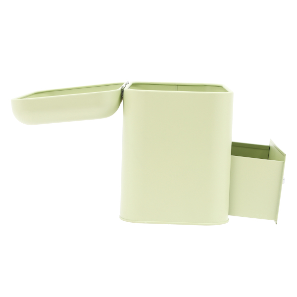 Electroplating Bread Boxes Bread Storage Box Bread Fresh Keeper Organizer, Green