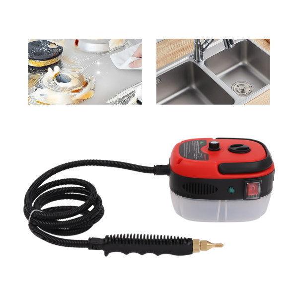 Pressure Steam Cleaner 1500W Handheld High Temp Portable Cleaning Machine for Home Use Grout Tile Car Detailing Kitchen Bathroom