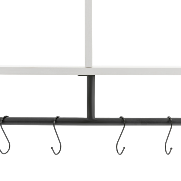 3 Tier Floating Pipe Shelving,Industrial Wall Mounted Ladder Shelf Hanging with Circular Tube