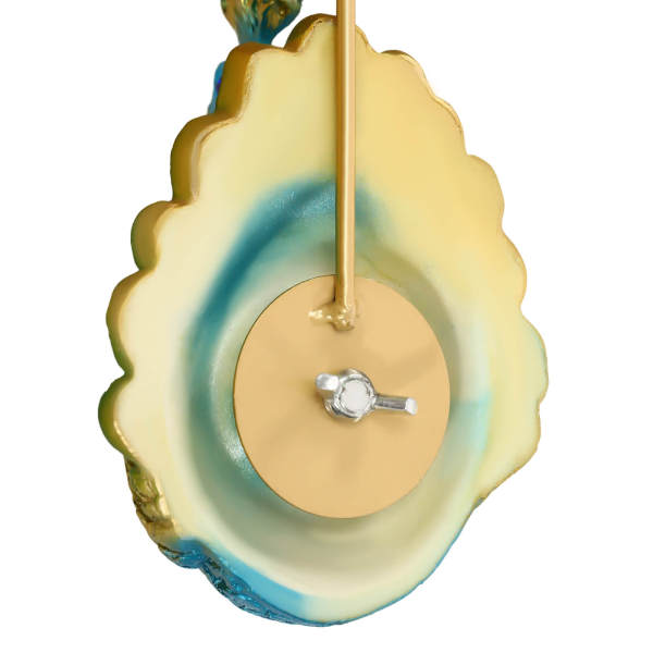 Peacock Wall Clock, Peacock Modern Farmhouse Kitchen Big Wall Clock, Metal Wall Clock Battery Operated Clock