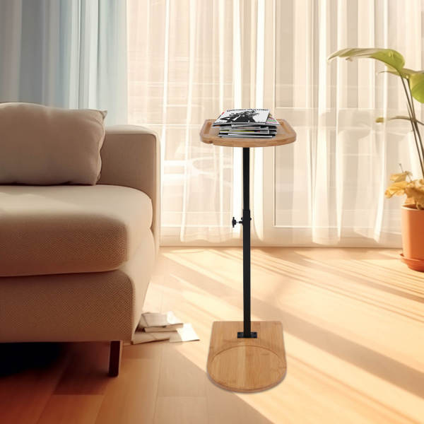 C-Shaped Side End Table, Sofa Tub End Table, Bathtub Tray Table