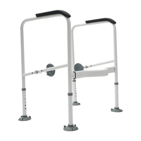 Toilet Safety Rails, Toilet Safety Frame for Elderly, Handicap, or Disabled, Handicap Toilet Seat with Handles