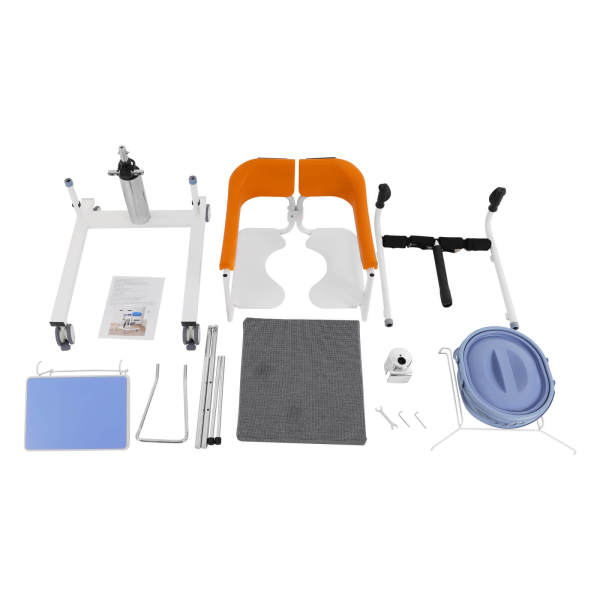 Hydraulic Patient Lift Wheelchair, Patient Lift Transfer Chair, Transfer Nursing Chair, Load-bearing Capacity: 100kg, for the Elderly, Disabilities