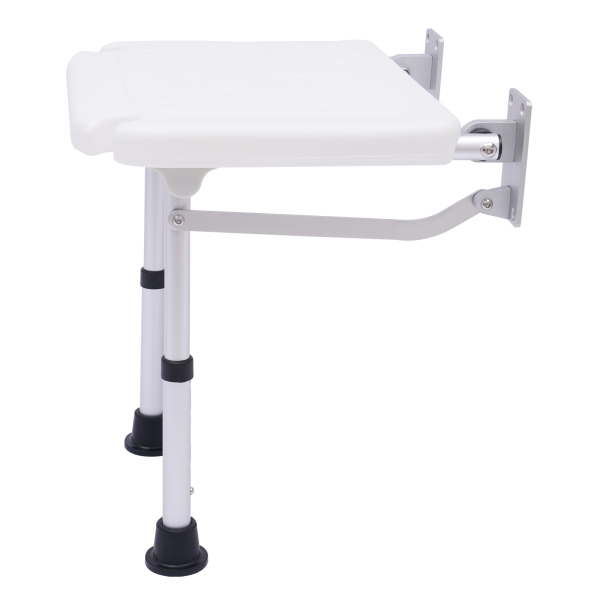 Folding Shower Seat, Wall-mounted Shower Chair, Folding Shower Seat With Support Legs, For Elderly, Pregnant Women