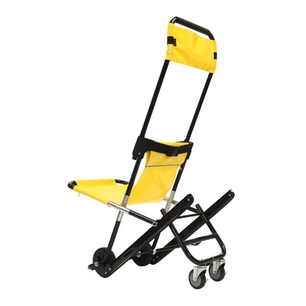 Manual Lift Stair Chair Withstands 350.53 lbs, Portable Folding Stair Chair for Daily Transfer, Folding Evacuation Chair to Assist Moving Elderly