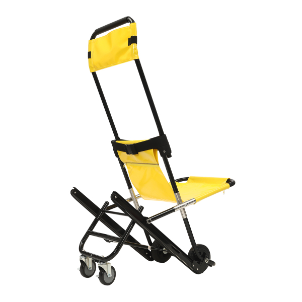 Manual Lift Stair Chair Withstands 350.53 lbs, Portable Folding Stair Chair for Daily Transfer, Folding Evacuation Chair to Assist Moving Elderly
