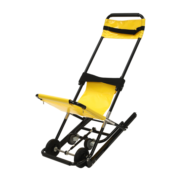 Manual Lift Stair Chair Withstands 350.53 lbs, Portable Folding Stair Chair for Daily Transfer, Folding Evacuation Chair to Assist Moving Elderly