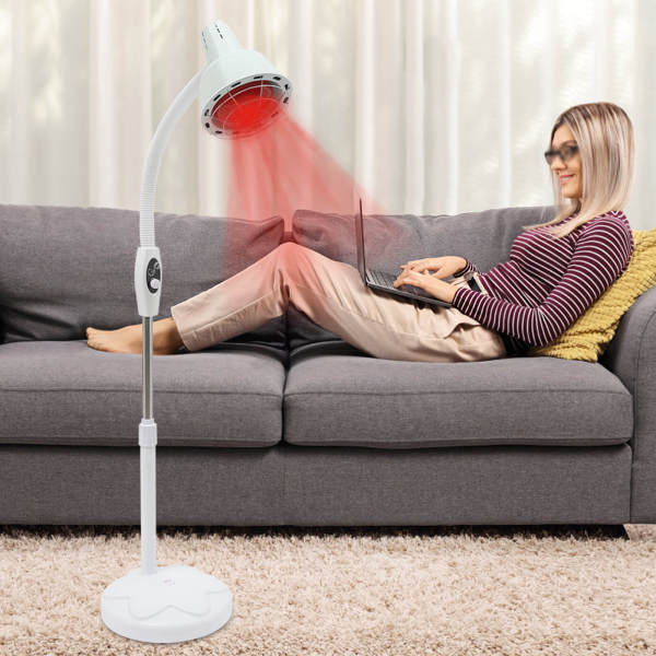 Infrared Light Lamp, Infrared Heat Lamp, 275W Near Infrared Lamp for Body or Pain with Stand