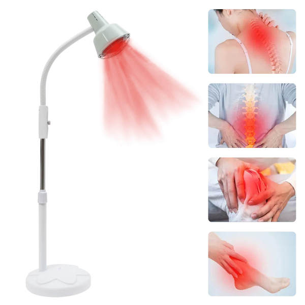 Infrared Light Lamp, Infrared Heat Lamp, 275W Near Infrared Lamp for Body or Pain with Stand