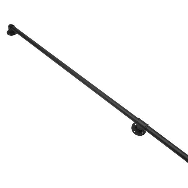 Pipe Handrail, Metal Sturdy Load-Bearing Capacity (12 Feet, 3 Section)