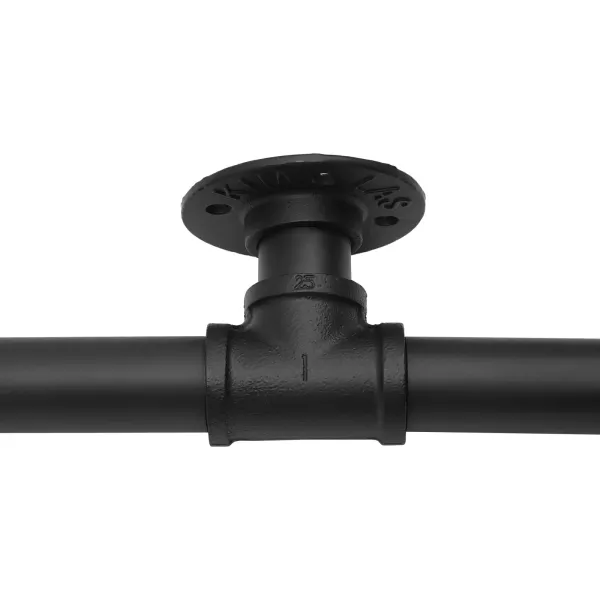 Pipe Handrail, Metal Sturdy Load-Bearing Capacity (12 Feet, 3 Section)