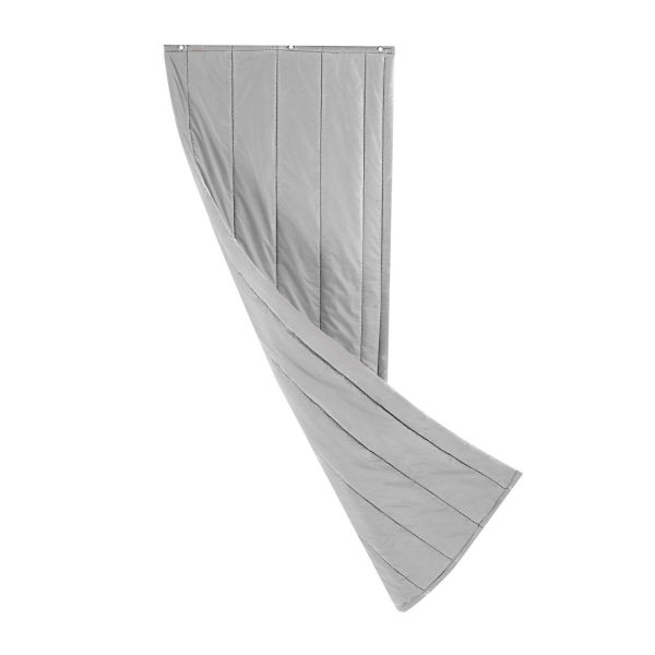 31.5*83In Thermal Insulated Door Curtain Heavy Duty Cold Protection Door Screen (Gray)