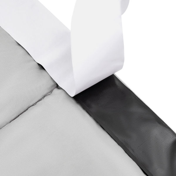 31.5*83In Thermal Insulated Door Curtain Heavy Duty Cold Protection Door Screen (Gray)