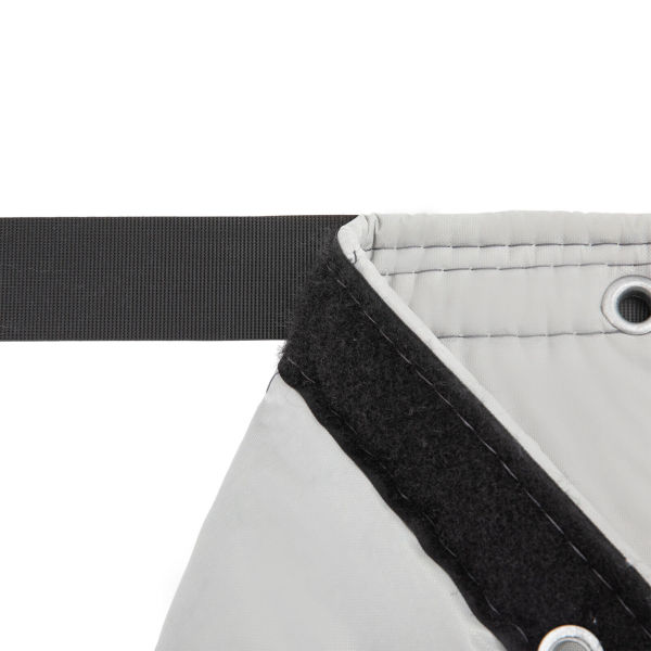 Thermal Insulated Magnetic Door Curtains Cold Protection Winter Grey