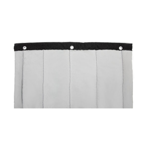Thermal Insulated Magnetic Door Curtains Cold Protection Winter Grey