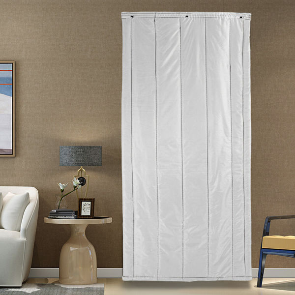 31.5*79in Insulated Door Curtain Thermal Doorway Curtain Cold Protection Screen