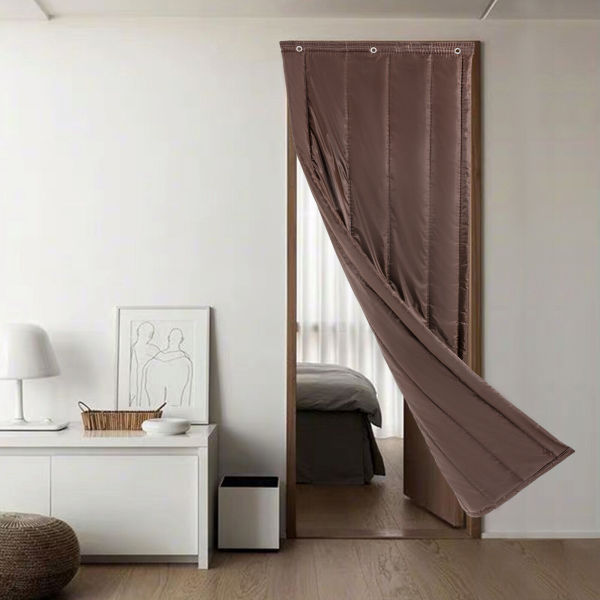 28*79Inch Thermal Insulated Door Curtain Noise Insulation Waterproof Windproof