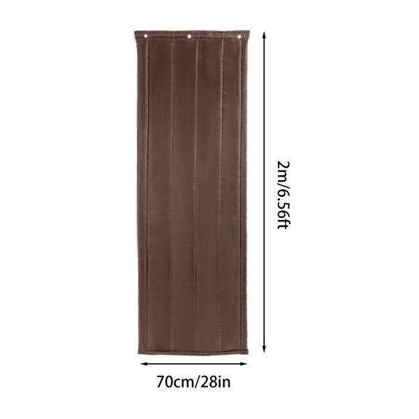 28*79Inch Thermal Insulated Door Curtain Noise Insulation Waterproof Windproof