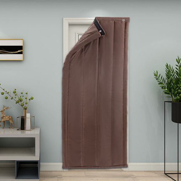 28*79Inch Thermal Insulated Door Curtain Noise Insulation Waterproof Windproof