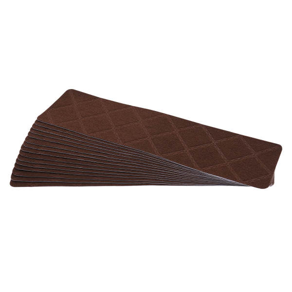 Stair Treads Carpet Non-Slip Indoor 15 PCS Stair Treads Rugs Modern Stair Runners for Kids Dogs, 8" X 30", Diamond Coffee